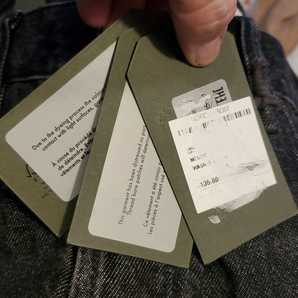 All Saints Switch Skinny Raw Hem Denim Shorts Size 32 NWT'S - Picture 8 of 13